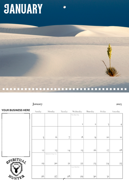 The Land of Enchantment Calendar Double Space Sponsorship