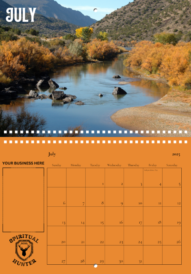 The Land of Enchantment Calendar Double Space Sponsorship