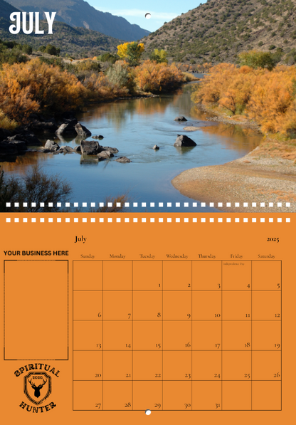 The Land of Enchantment Calendar Double Space Sponsorship