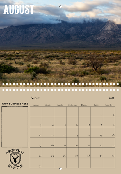 The Land of Enchantment Calendar Double Space Sponsorship