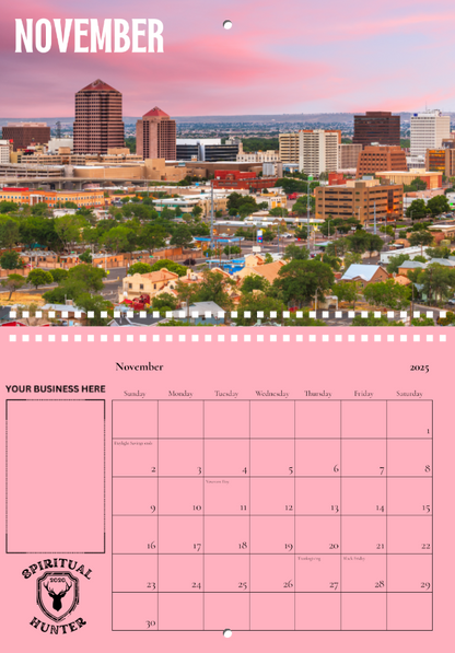 The Land of Enchantment Calendar Double Space Sponsorship