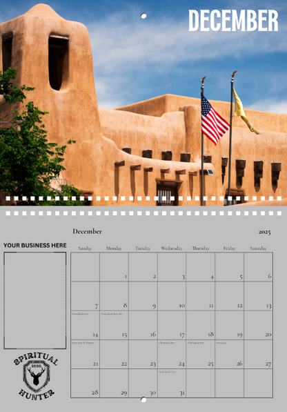 The Land of Enchantment Calendar Double Space Sponsorship